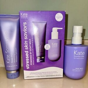 Kate Somerville Goat Milk Duo, Full size facial cleanser & body lotion. New.